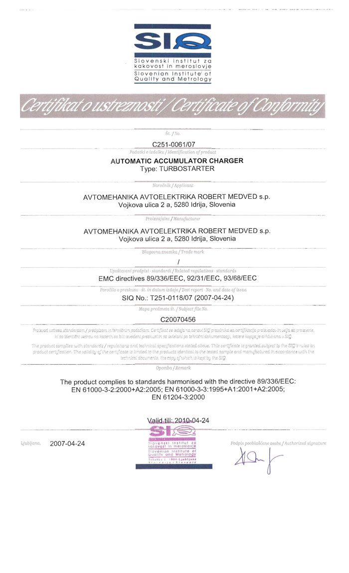 certificate for turbostarter
